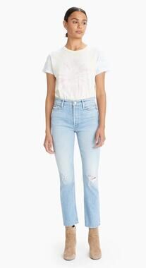 Mother Superior Jeans 33 The Dazzler Button Fly Ankle Really Intoxicated Denim